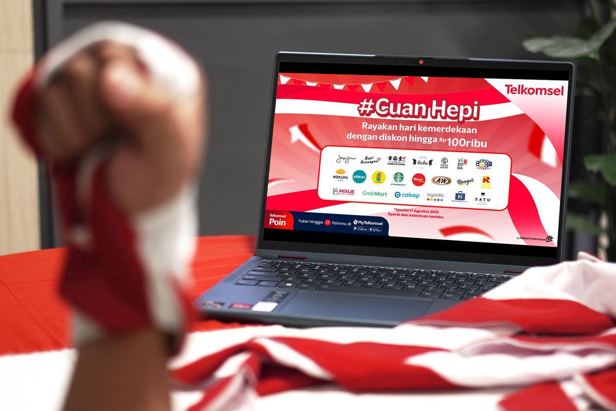 Memeriahkan HUT ke-78 RI, Telkomsel menghadirkan berbagai program dan promo bagi para pelanggan