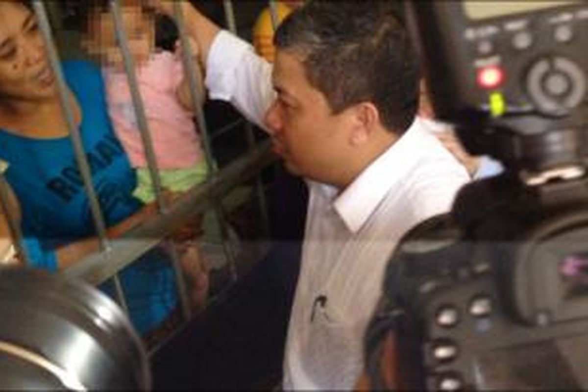 Wakil Ketua DPR Fahri Hamzah berkunjung ke Rumah Tahanan Pondok Bambu, Jakarta Timur, Selasa (27/10/2015).