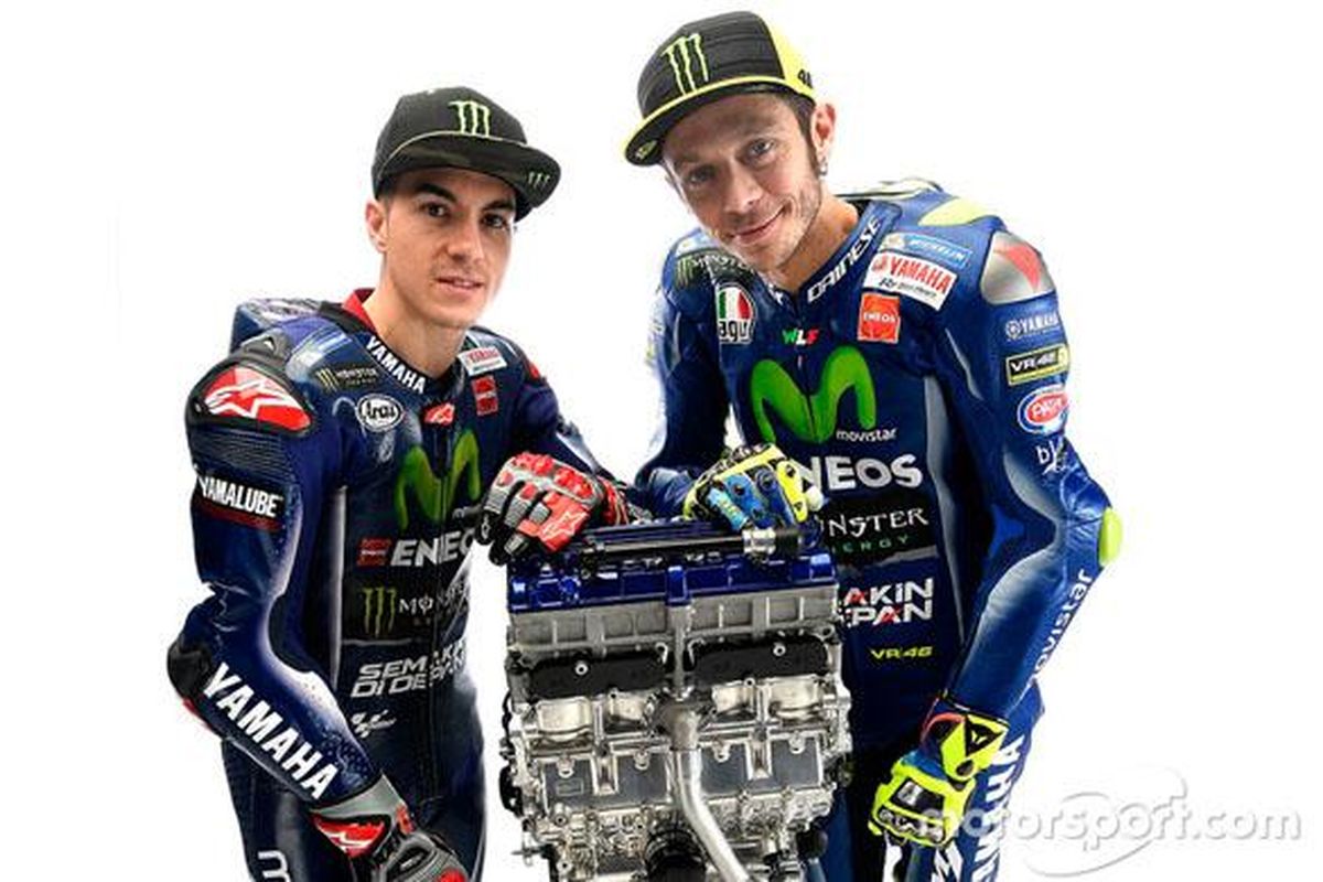 Maverick Vinales dan Valentino Rossi.