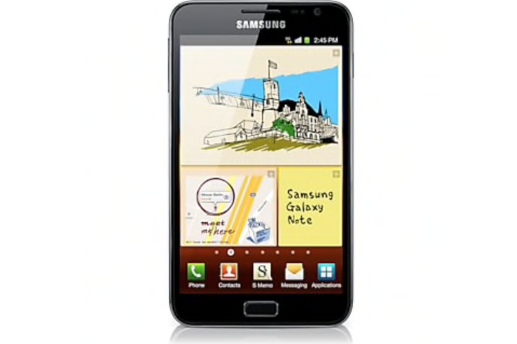 Ilustrasi Samsung Galaxy Note generasi pertama