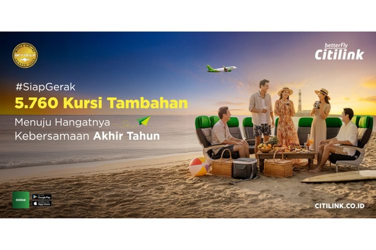 Citilink #SiapGerak akan membawa kamu terbang lebih nyaman di periode libur Natal dan tahun baru. 
