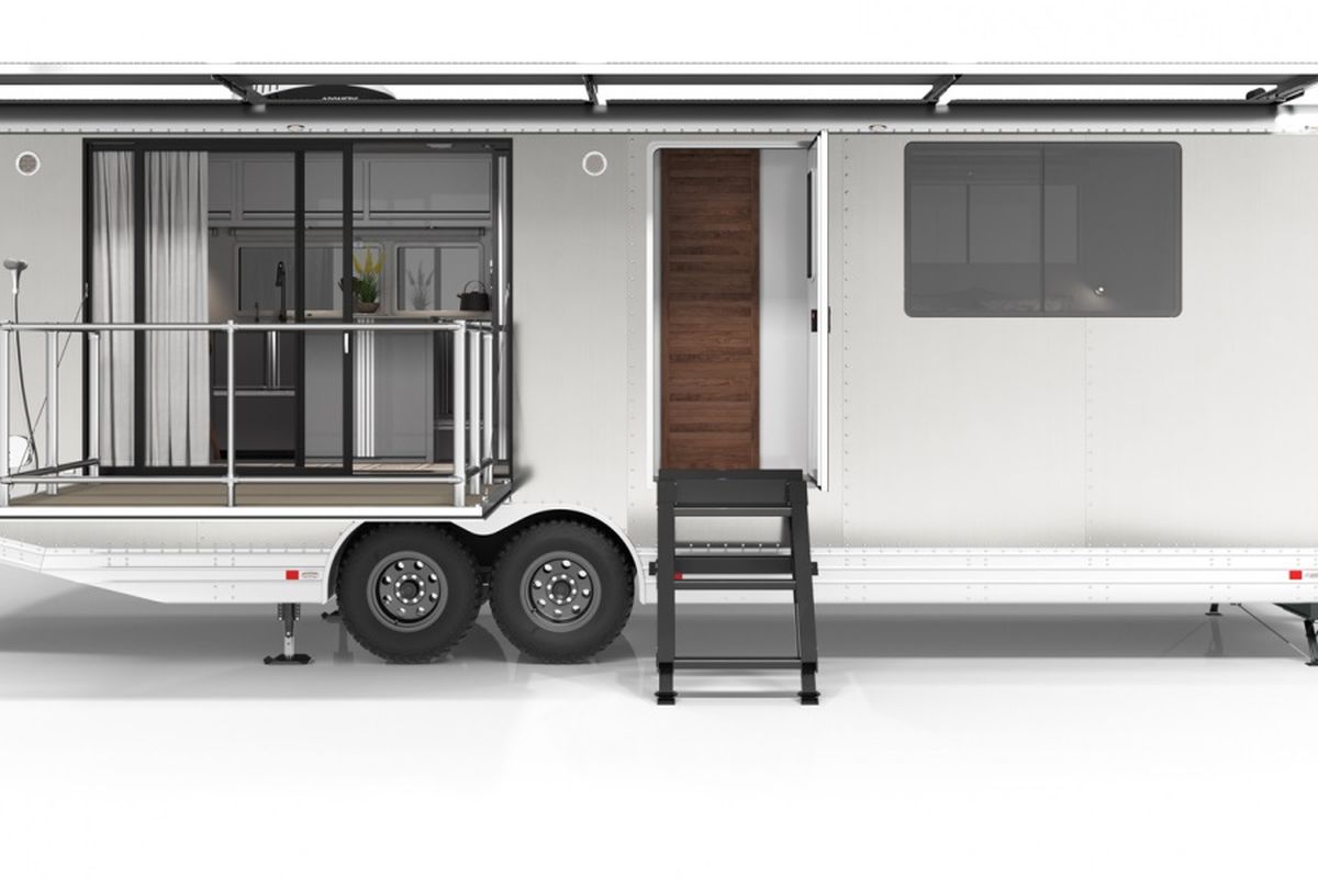 Trailer aluminium semewah apartemen