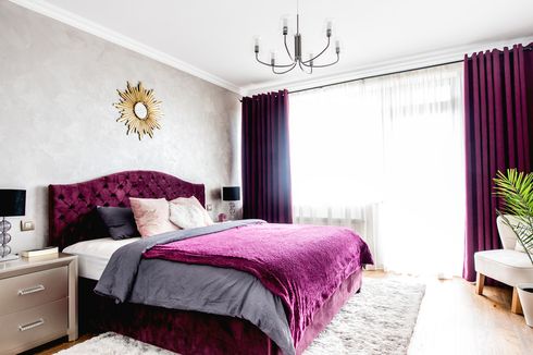5  Tips Mendekor  Kamar Tidur dengan Warna  Ungu Lavender 