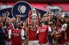 Arsenal Vs Chelsea, Respons Mikel Arteta Usai Aubameyang Menjatuhkan Trofi Piala FA