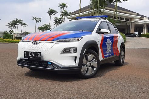 Patwal Jawa Barat Pakai Hyundai Kona Electric