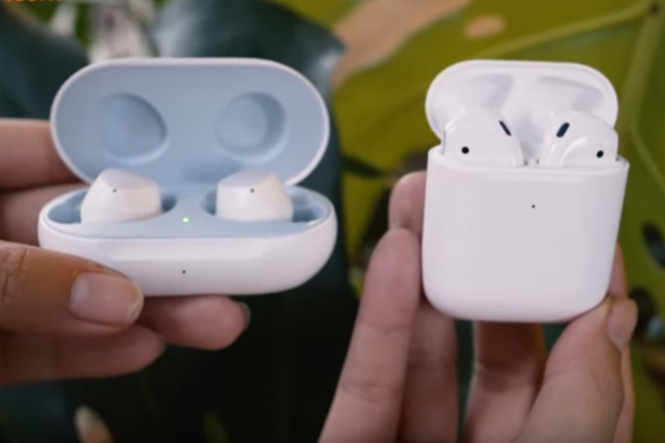 Galaxy Buds dan Airpods 2