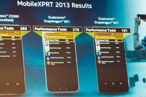 Snapdragon 801 vs Intel Atom 