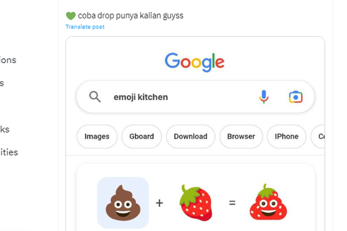 Cara Buat Emoji Kitchen di Google yang Viral di Media Sosial