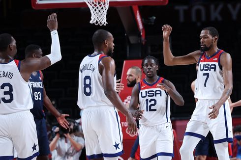 Hasil Final Basket Olimpiade Tokyo, Tim AS Jawab Keraguan dengan Medali Emas!