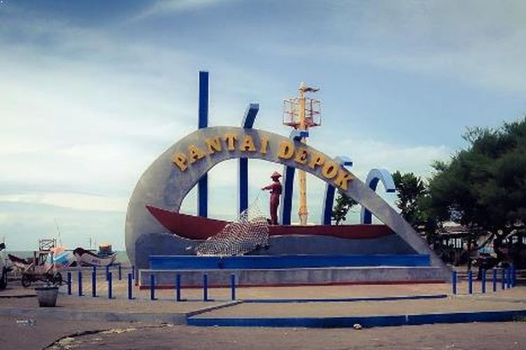 Pantai Depok di Kabupaten Bantul, Yogyakarta