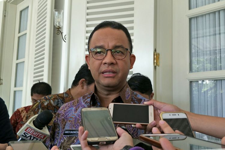 Gubernur DKI Jakarta Anies Baswedan di Balai Kota DKI Jakarta, Jalan Medan Merdeka Selatan, Kamis (7/12/2017).