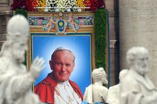 [KLARIFIKASI] Patung Lilin Paus Yohanes Paulus II, Bukan Jenazah yang Masih Utuh