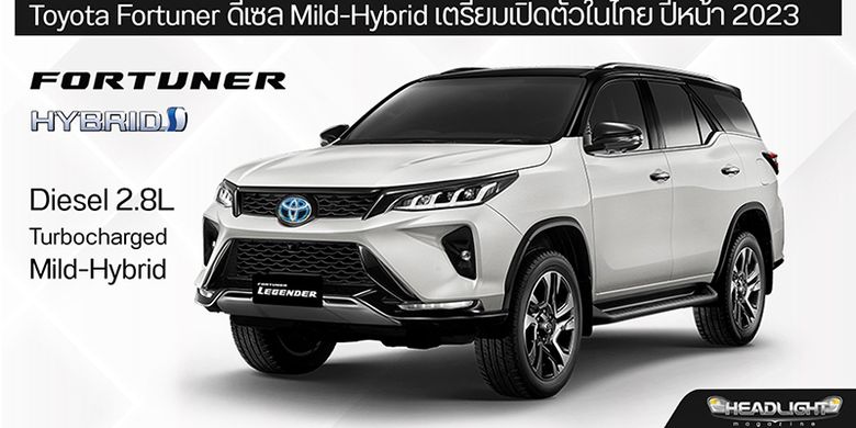 Kabar Toyota Fortuner Hybrid di Thailand