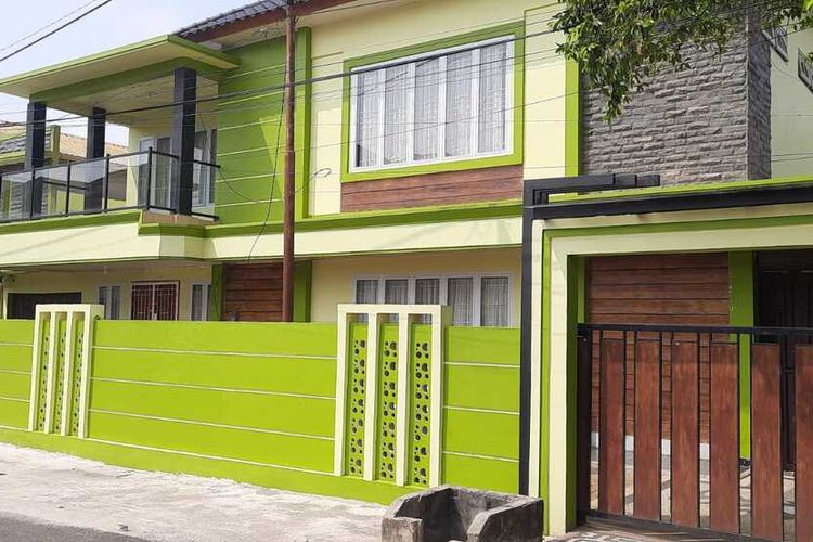 Rumah mewah milik APS selebgram yang berada di jalan Catur blok E, Kelurahan Lorok Pakjo Kecamatan Ilir Barat I Palembang, Sumatera Selatan.