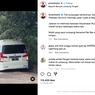 Mobil Menteri BUMN Erick Thohir Nyangkut di Jalan Rusak Lampung