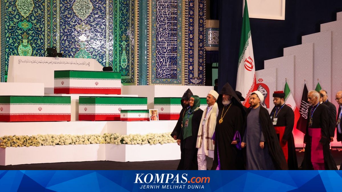 Jenazah Ali Khamenei di Grand Mosalla Teheran, Atmosfer Duka Menyergap