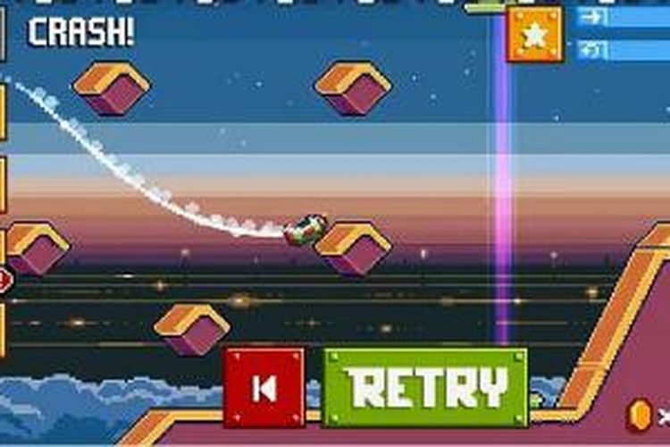 Game Retry buatan developer Rovio yang terinspirasi dari Flappy Bird