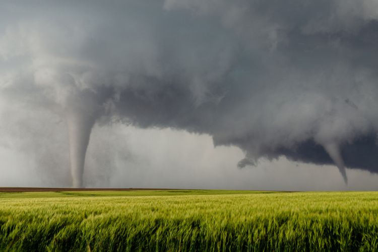 Ilustrasi tornado. Ini penyebab AS menjadi negara yang paling sering dilanda tornado.