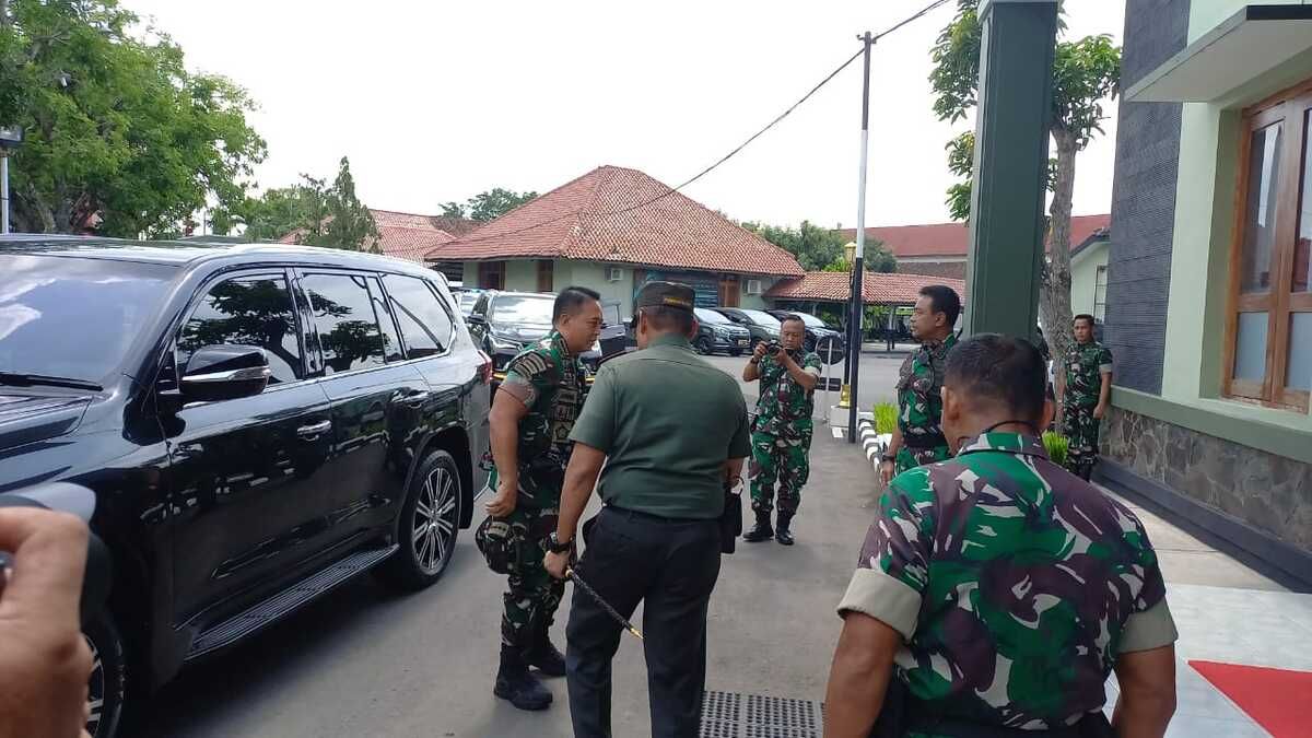 Panglima TNI Jenderal Andika Perkasa Tiba di Solo, Langsung Cek Kesiapan Pengamanan Penikahan Kaesang-Erina