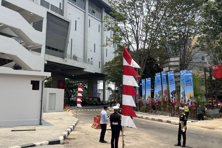LRT Kelapa Gading-Manggarai Akan Diresmikan Hari Ini, Stasiun LRT Manggarai Dijaga Ketat