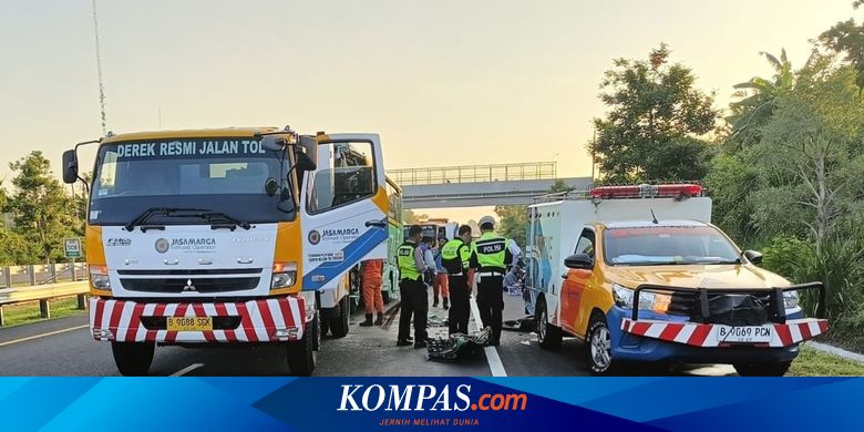 Diduga Ngantuk Pengemudi Bus Tabrak Truk Di Jalan Tol Ngawi Solo 5