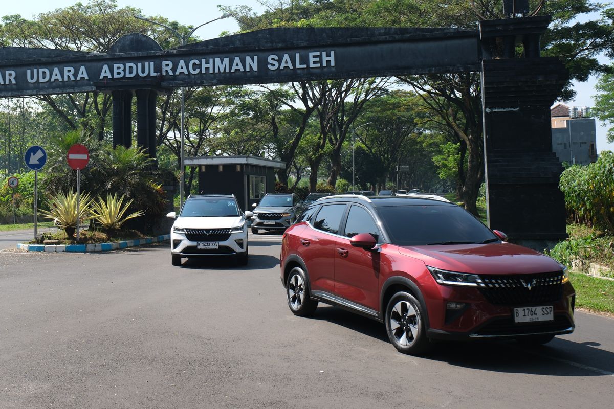 Wuling Alvez media test drive di Malang-Solo, (23/5/2023).