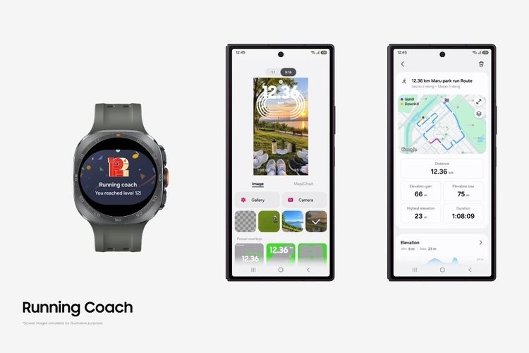 Aplikasi Samsung Health Kini Bisa Pakai Rute Lari dari Strava 