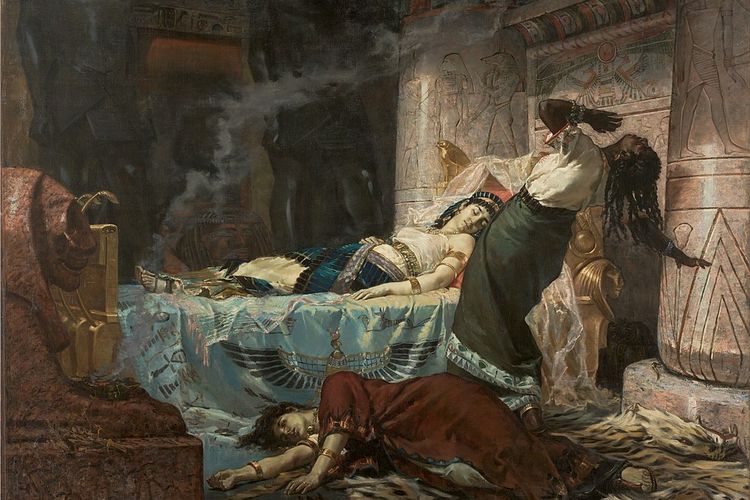 The Death of Cleopatra karya Juan Luna