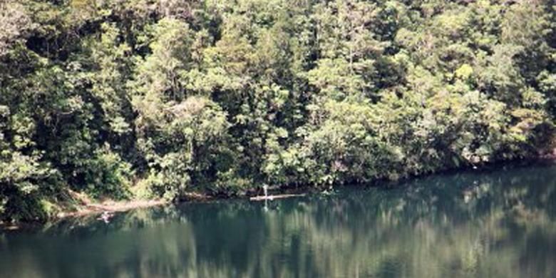Keheningan dan kebeningan Danau Ranamese di Manggarai Timur, Flores, NTT, Kamis (9/5/2013). Danau seluas 5 ha itu termasuk salah satu andalan Taman Wisata Alam Ruteng, sekaligus sumber lauk ikan bagi masyarakat sekitar.
