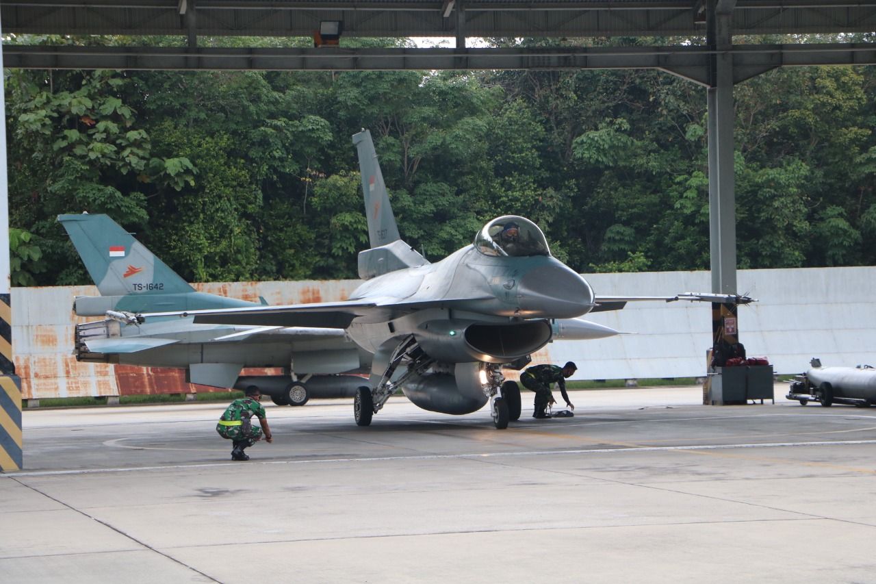 TNI AU dan AU AS Awali Latihan Manuver F-16 dengan Terbang Pengenalan