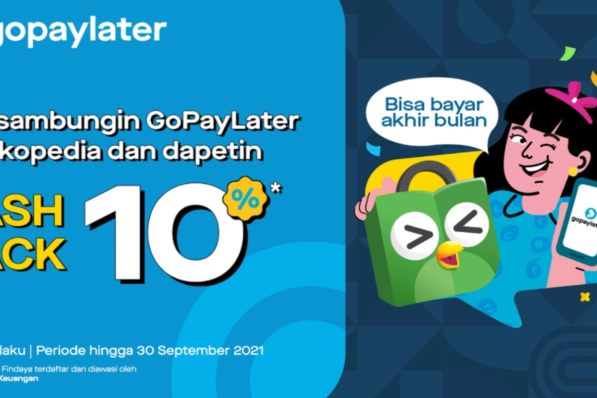 Ilustrasi Cara menyambungkan GoPayLater ke Tokopedia.