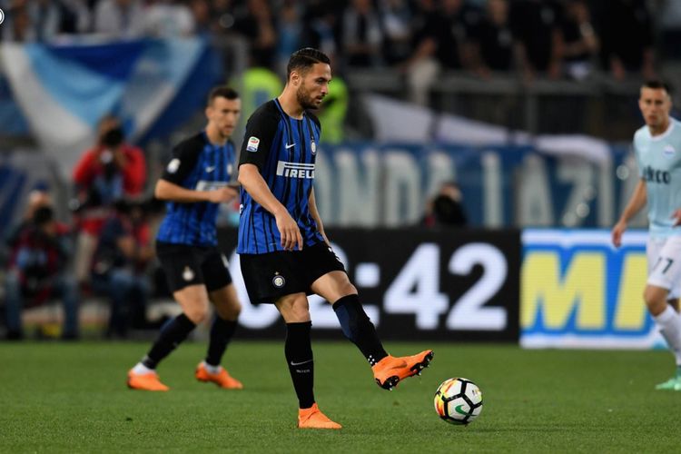 Lazio dan Inter Milan bertanding pada pekan terakhir Serie A di Stadion Olimpico, 20 Mei 2018.