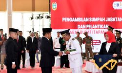 Lantik Pj Bupati Tapteng, Pj Gubernur Sumut: Jaga Ketertiban Pemilu 2024