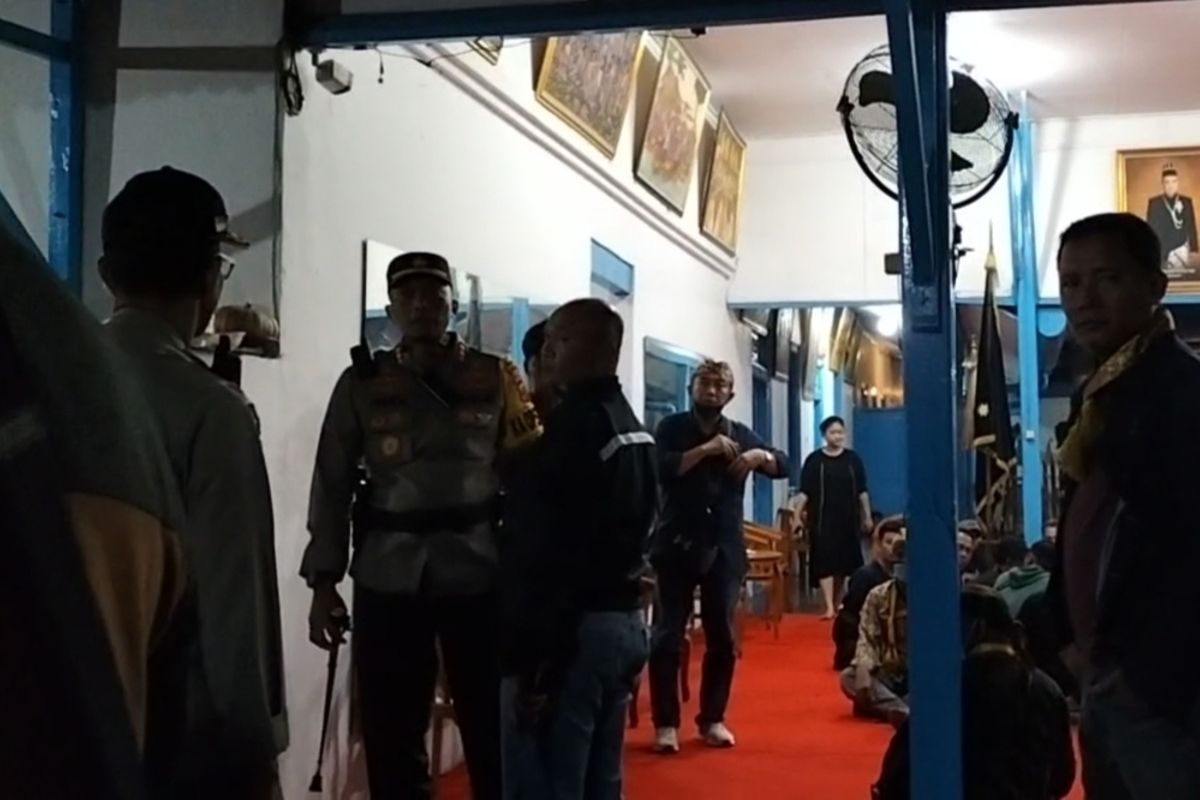 Kondisi dikawasan Keraton Kasunanan Solo, Jawa Tengah, pada Jumat (23/12/2022).