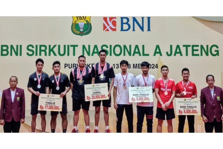 Tim PB Mansion Sports Box Meraih Juara 1 Piala BNI Nasional A Jateng.