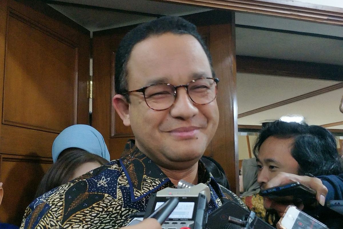 Gubernur DKI Jakarta Anies Baswedan di Balai Kota DKI Jakarta, Kamis (6/2/2020).