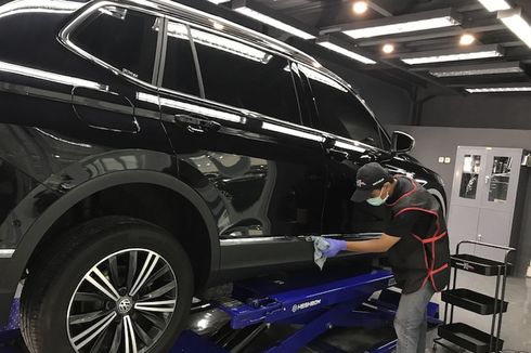 Strategi Salon Mobil selama PSBB, Mobil Konsumen Dijemput Towing