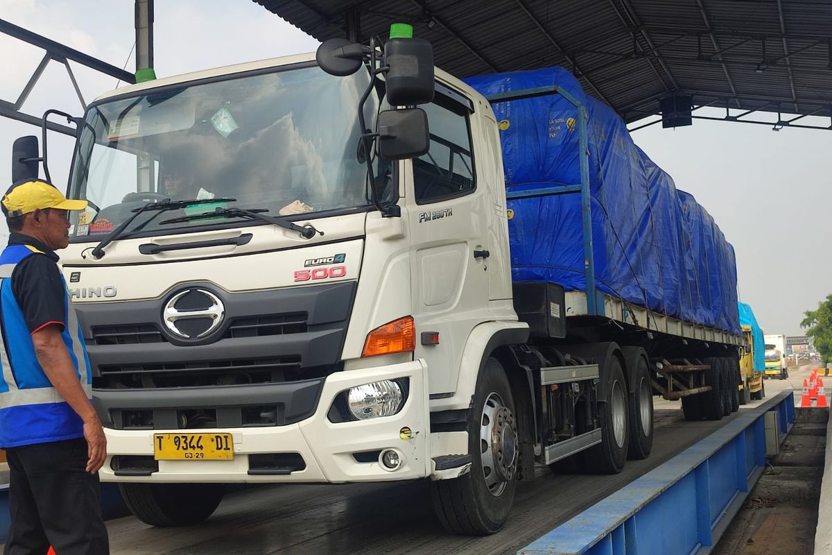 Razia Truk ODOL dilakukan di Tol Jakarta-Tangerang pada 6-8 Mei 2025