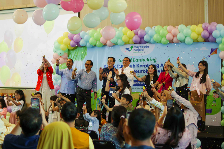 Peresmian pembukaan Klinik Tumbuh Kembang Anak dan Klinik Neurobehavior di Mayapada Hospital Bandung, Sabtu (29/11/2025).