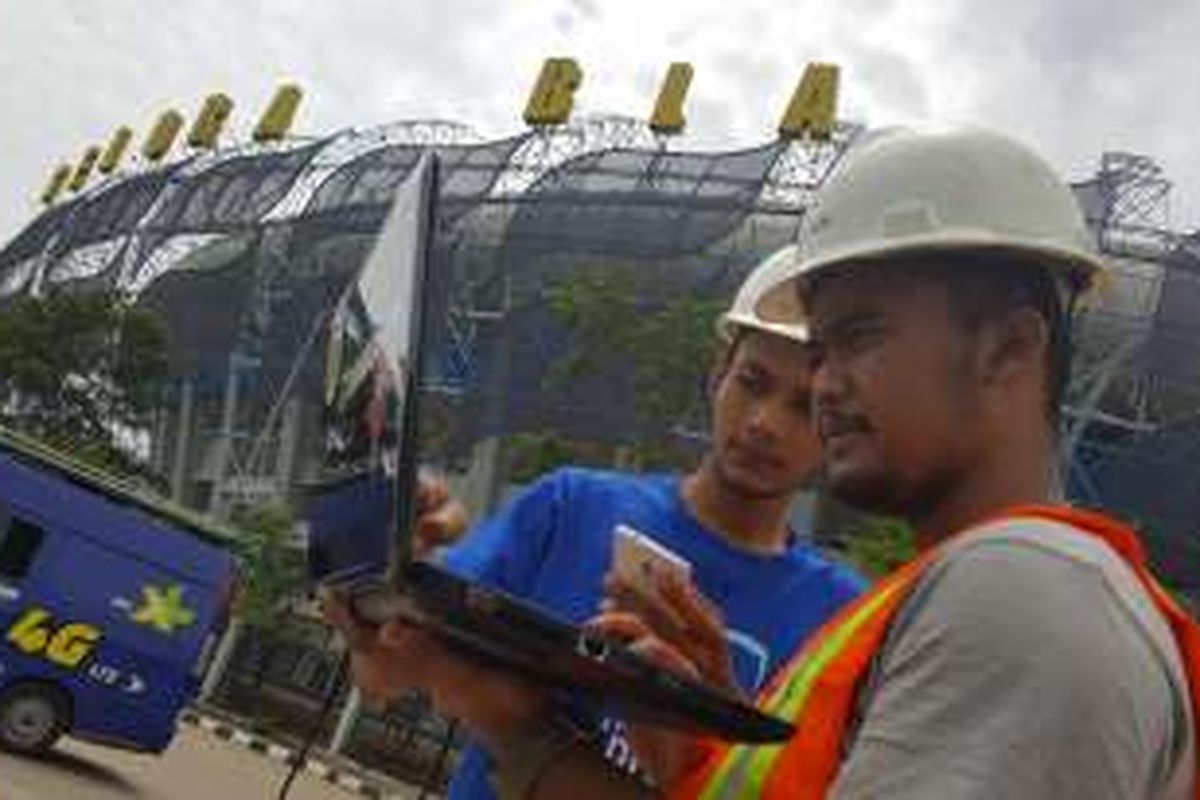 Saat ini tim XL juga masih terus melakukan optimasi di berbagai lokasi tempat berlangsungnya perlombaan atau pertandingan PON XIX di Jawa Barat