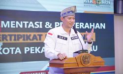 Resmikan Layanan Elektronik di Pekanbaru, Menteri AHY Harap Pelayanan Sertifikat-el Lebih Cepat dan Aman