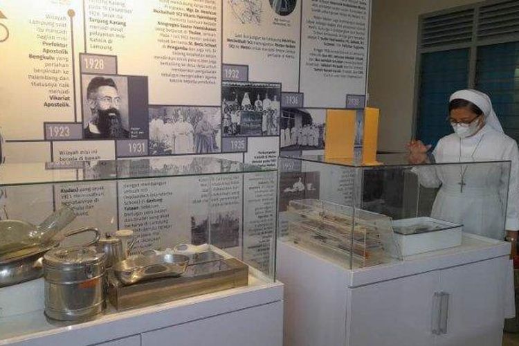Mini museum di  Klinik Santa Maria. 