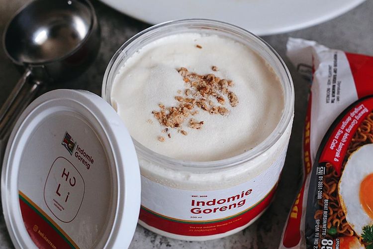 Es krim rasa Indomie Goreng dari Holi Ice Cream