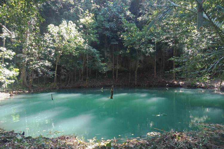 Danau Tiwu Cewe atau Danau Kuali di Desa Haju Wangi, Kecamatan Lambaleda Utara (LAUT), Kab. Manggarai Timur, NTT, Selasa, (5/4/2022) memiliki daya tarik bagi wisatawan yang berwisata di Pantai Utara (Pantura)  dari Manggarai Timur.