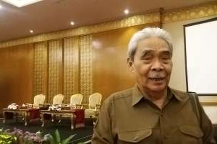 Ketua DPP Gerakan Bela  Mayjen TNI (purn) Budi Sujana di Balai Kartini, Jakarta Selatan, Jumat (13/5/2016).