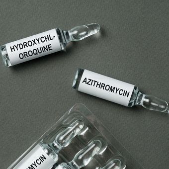 Ilustrasi Hidroksiklorokuin dan azitromisin. Kedua obat ini disebut dapat digunakan untuk mengobati virus corona penyebab Covid-19 