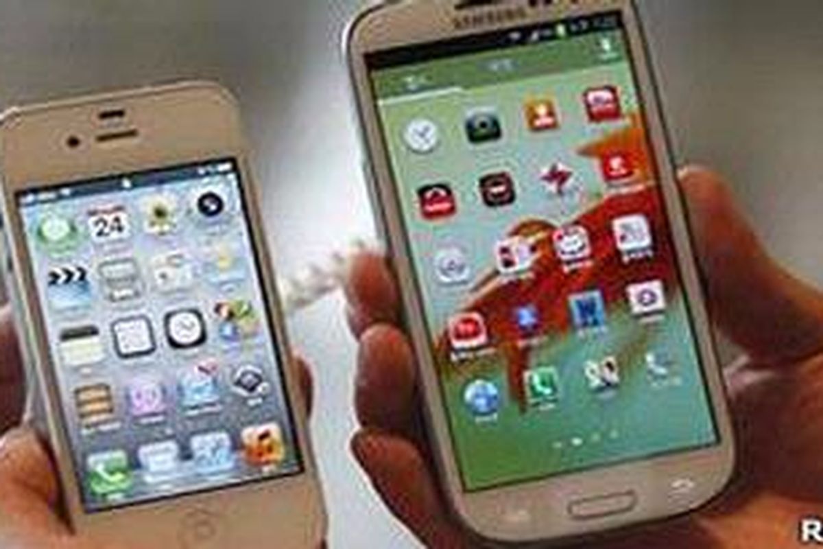 Menurut Samsung, produk terakhir telpon pintar iPhone 5 melanggar paten mereka.