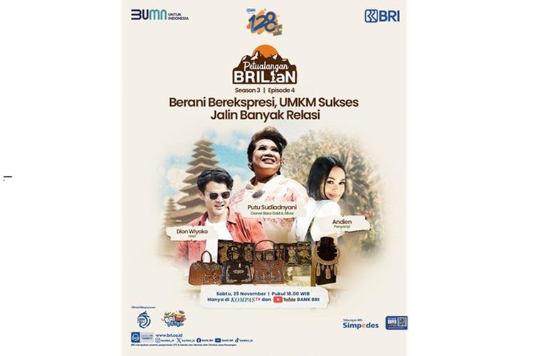 Petualangan BRILiaN The Series 3 Episode 4 Berani Berekspresi, UMKM Sukses Jalin Banyak Relasi.