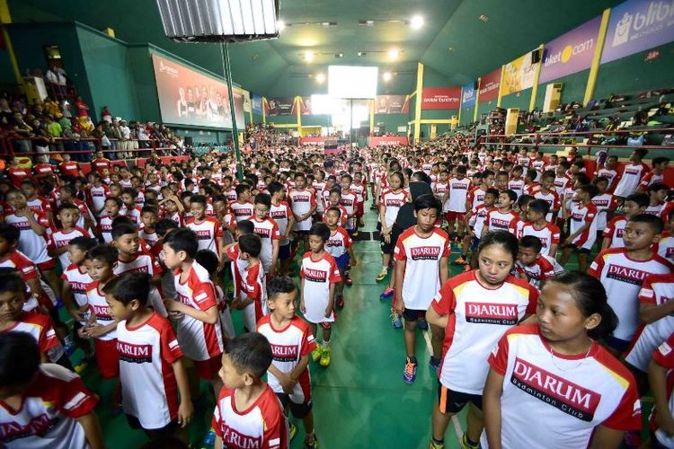 Ribuan pebulutangkis belia dari enam kategori  yakni U-11 Putra, U-11 Putri, U-13 Putra, U-13 Putri, U-15 Putra, dan U-15 Putri, unjuk kemampuan di hadapan Tim Pencari Bakat PB Djarum.