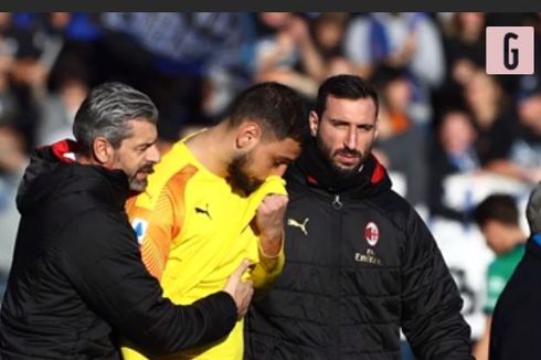 Milan Kalah Besar, Donnarumma Menangis Saat Tinggalkan Lapangan